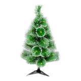 Arbol De Navidad Verde Con Blanco De 60 Cm