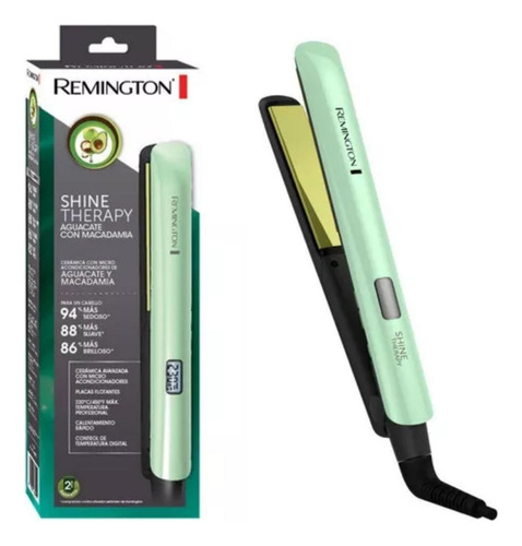 Plancha De Cabello Remington Shine Therapy S9960 Verde 110v