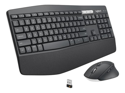 Combo Teclado E Mouse S/ Fio Logitech Mk850 C/ Pilha Inclusa