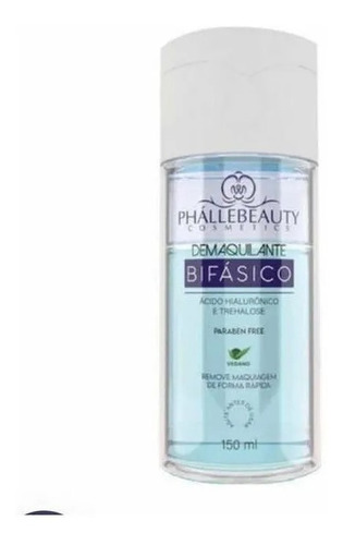 Demaquilante Bifásico Com Ácido Hialurônico Phállebeauty