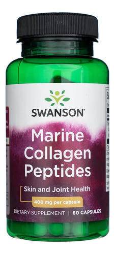 Colageno Marino Tipo I Hidrolizado 400mg 60 Caps Swanson