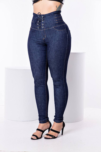 Calça Modeladora Corselet Mamacita Jeans