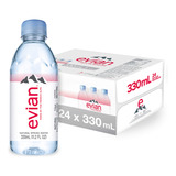 Evian Agua De Manantial Natural De 330ml/ 11.2fl Oz (paquet