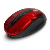 Klip Xtreme Vector Mouse Óptico Inalámbrico Rojo - Techbox