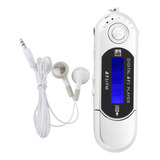 Reproductor Portátil De Música Mp3 Usb Con Pantalla Lcd Y Ra