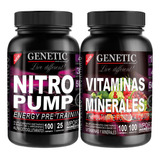 Energía Salud Sexual Vitaminas Minerales + Arginina Genetic