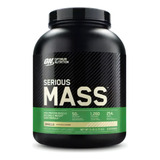 Suplemento En Polvo Optimum Nutrition  Mass Serious Mass Carbohidratos Sabor Vainilla En Pote De 2.72kg