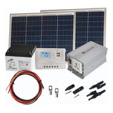 Kit Solar Supervivencia Completo Autoinstalable - 600w