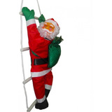 Papai Noel Escada Natal Escalador Enfeite Natalino Decoracao