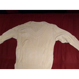 Sweter Color Beige Hilo Usado (quilmes)