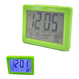 Reloj Despertador Digital Multifuncional Lcd Moderno De Mesa