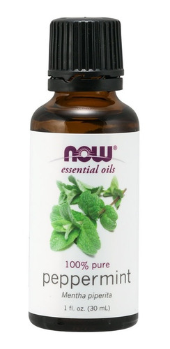 Aceite Esencial De Menta Piperita Now 100% Puro (30 Ml)