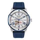 Reloj Bulova Marine Star Blue Original Hombre Time Square