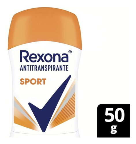 Antitranspirante Barra Rexona Sport 50gr Pack 6unid