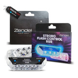 Kit Strobo 2 Farois Rgb Automotivo Zendel P/ Paredão Som