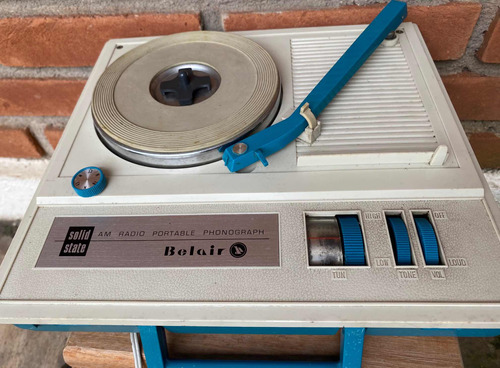 Toca Disco Belair Solid State Antigo Usado Sucata Phonograph