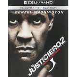 El Justiciero 2 Denzel Washington Pelicula 4k Uhd + Blu-ray