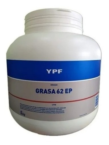 Ypf Grasa 62 Ep X 5 Kg  - De Litio ( Caja X 2 Unidades)
