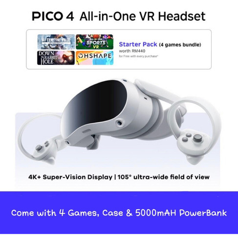 Gafas De Realidad Virtual Pico 4 256 Gb Vr - Versión Global