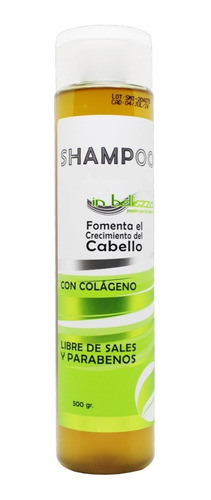 In Bellezza Shampoo Con Colágeno Para Crecimiento Anti Caída