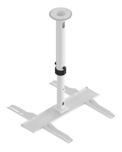 Suporte Tv 32 A 55 De Teto Para Consult Odontológico Branco