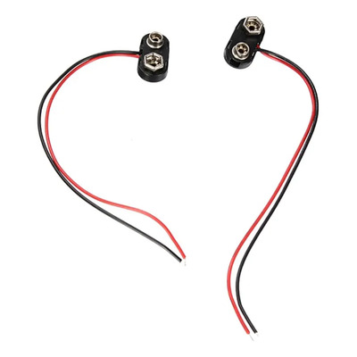 2 Pzas Conector De Bateria De 9v Con Cable | MercadoLibre