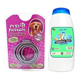 Kit Para Perros Shampoo Seco + Collar Anti Pulgas 