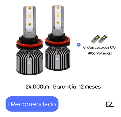 Par Bombillos Luz Led Alta Potencia Moto O Carro Altas/bajas