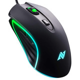 Mouse Abkoncore M30 Rgb Color Negro