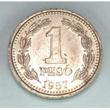 Antigua Moneda De 1 Peso 1957 Republica Argentina