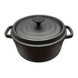 Olla De Hierro Fundido Con Tapa 2.64qt 2.5 Lts Natural