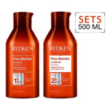  Set Xl Frizz Dismiss Redken Shampoo + Acondicionador 500ml