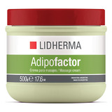 Lidherma, Adipofactor Crema De Masajes Reductora X500gr