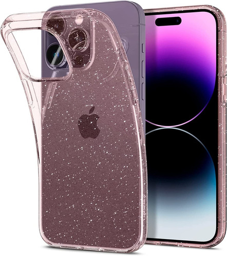 Funda Spigen Liquid Glitter Para iPhone 14 Plus Pro Max