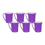 Taza/jarrito Mug Duo Bicolor C/asa Art 5114 X 6u Colombraro