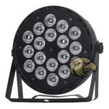 Canhao Refletor Par Led 18 Leds 12w Rgbw Dmx Jogo Luz Dj