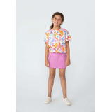 Saia Infantil Menina Em Sarja Color Hering Kids