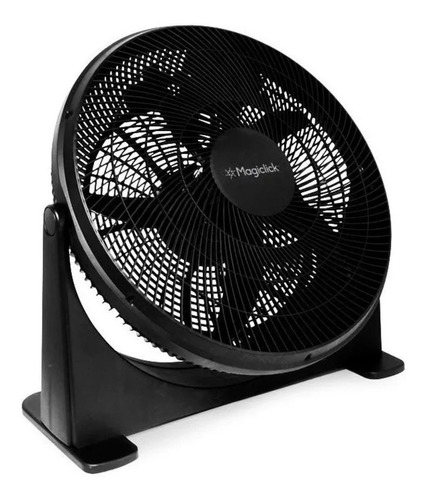 Ventilador De Piso Magiclick Bmt20p Turbo Negro Con 5 Palas 