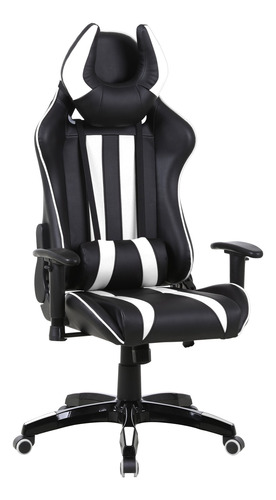 Silla Gamer Racing Reclinable Con Altura Ajustable