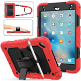 Funda Para iPad Mini 5 / iPad Mini 4 Con Protector - Rojo