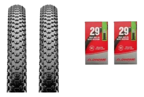 Par Cubiertas Maxxis Ikon R29x2.20 + Camaras Chaoyang