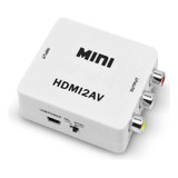 Convertidor De Hdmi A Rca Av- Conversor Hdmi-av Adaptador