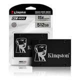 Ssd 512gb 2.5 Sata 3 550mb/s Leit 520mb/s Grav Kc600kingston