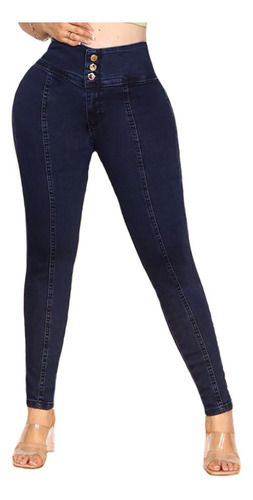 Jeans Mujer Pantalón Colombiano Mezclilla Strech Push  Up 24