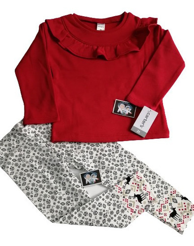 Conjunto Carters Niña Saco Rojo Talla 2t Nuevo. 