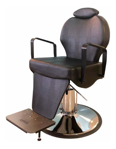 Cadeira Barbeiro Poltrona Reclinável, Confortável Resistente