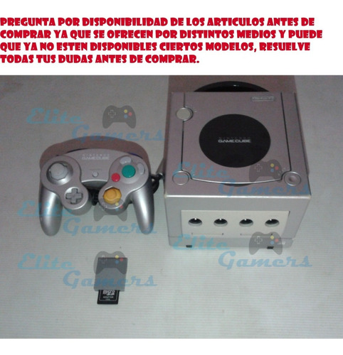 Vendo Gamecube Mod Inc. Memoria 8gb Con Juegos Preg. Disp.