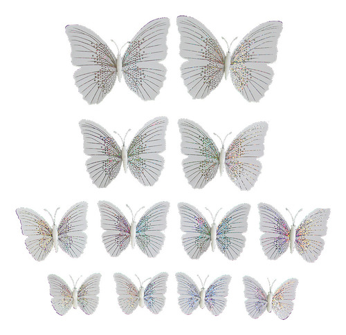 Pegatinas Magnéticas 3d Con Forma De Mariposa Para Nevera, 1