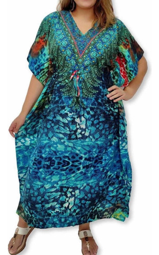 Vestido Kaftan Longo Indiano Cod 21