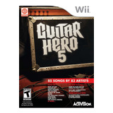 Guitar Hero 5 - Nintendo Wii (solo Juego)*